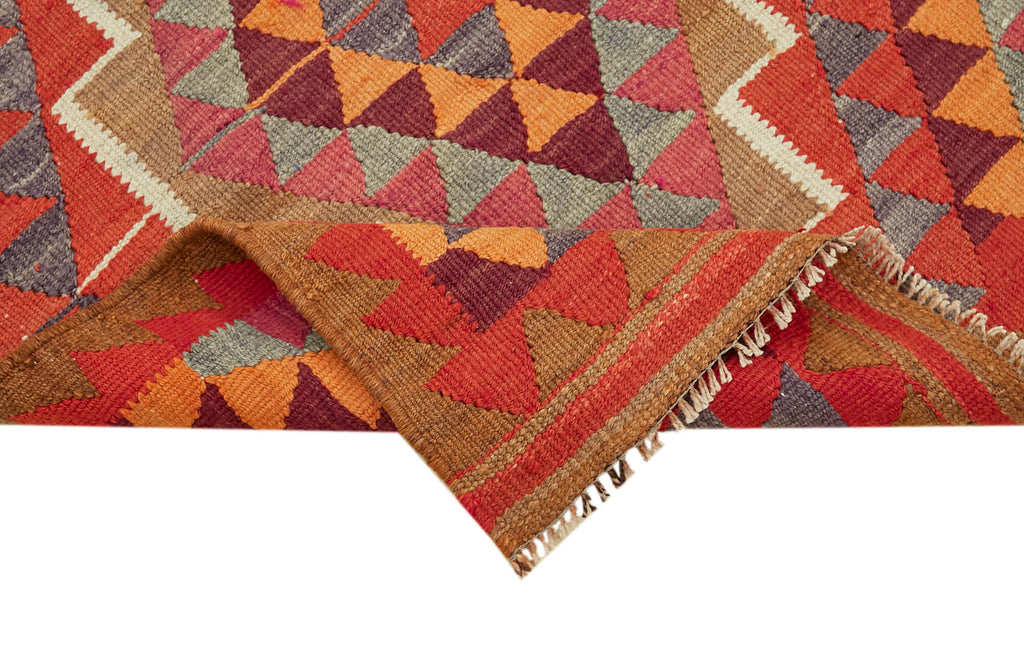 Vintage Heriki Kilim Runner - Restored Nomad 96x348cm detail image 6 at Sama Rugs