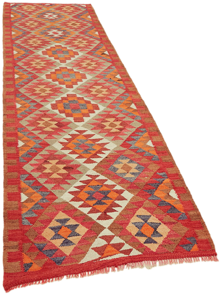 Vintage Heriki Kilim Runner - Wanderer 98x322cm detail image 2 at Sama Rugs