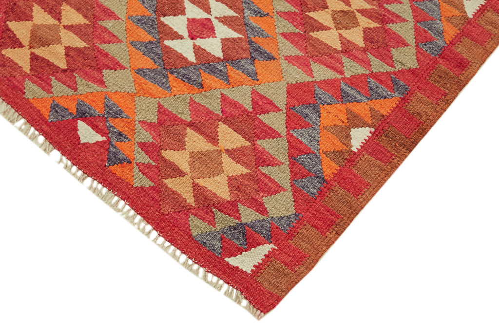 Vintage Heriki Kilim Runner - Wanderer 98x322cm detail image 4 at Sama Rugs