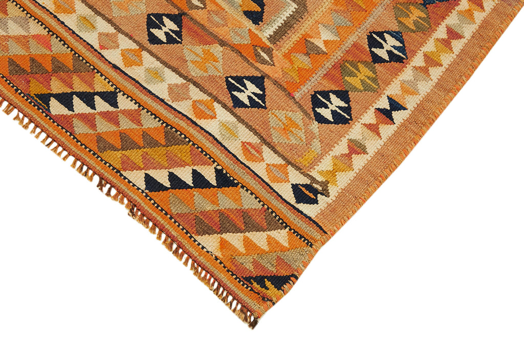 Vintage Heriki Kilim Runner - Anatolian Passage 97x307cm detail image 4 at Sama Rugs