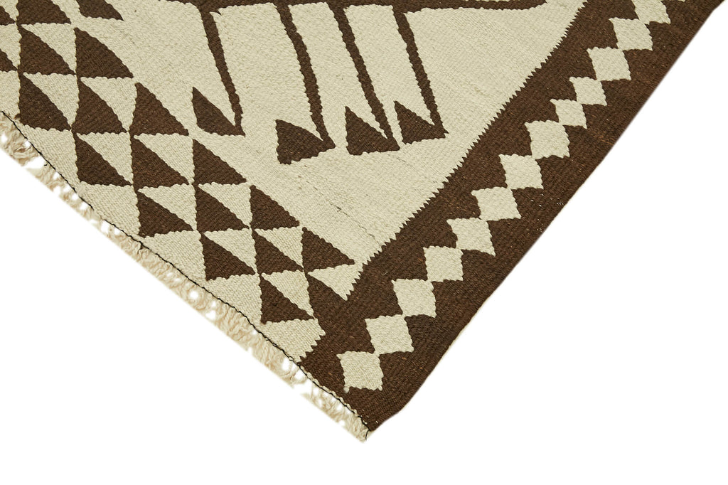 Vintage Heriki Kilim Runner - Crafted Archive 95x373cm detail image 4 at Sama Rugs