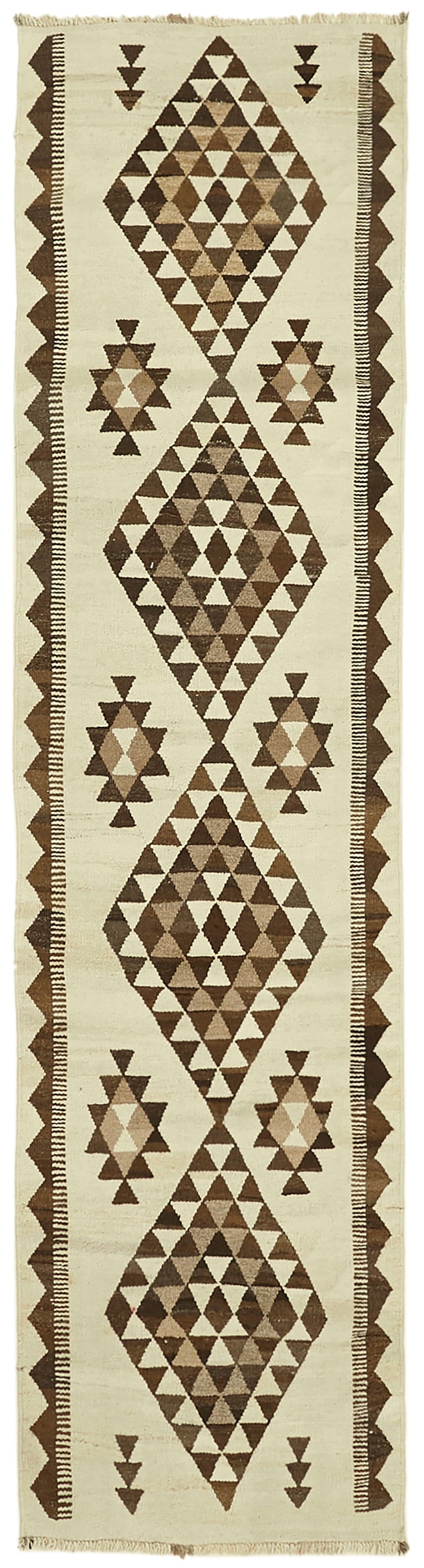 Vintage Heriki Kilim Runner - Heritage Weave 96x360cm at Sama Rugs