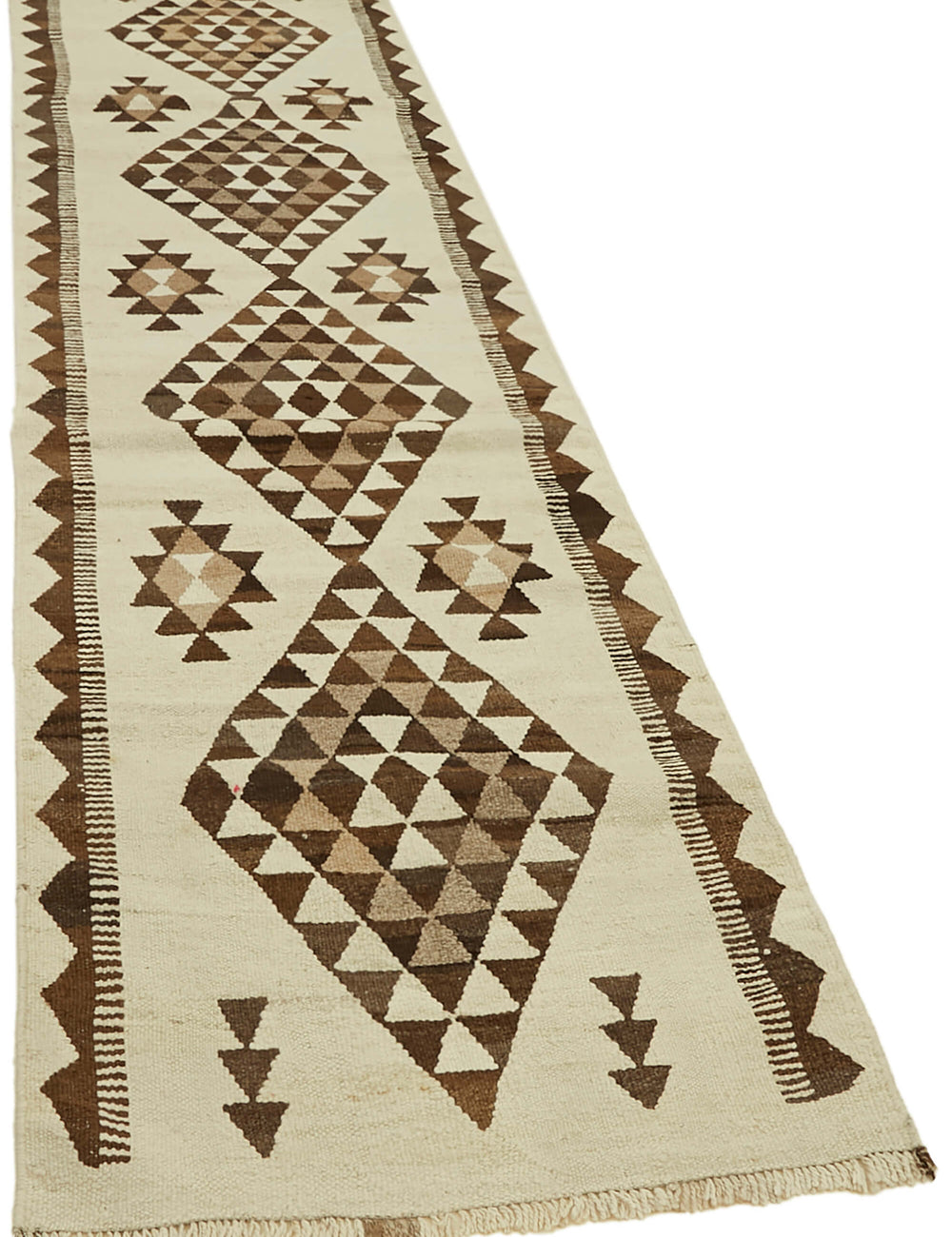 Vintage Heriki Kilim Runner - Heritage Weave 96x360cm