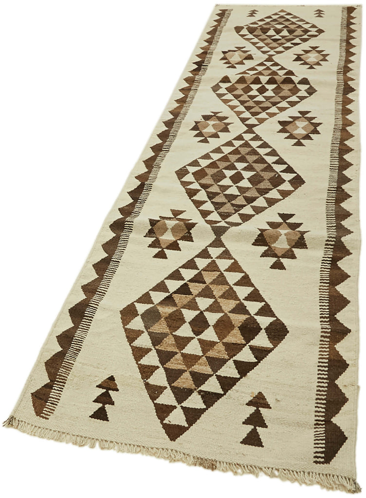 Vintage Heriki Kilim Runner - Heritage Weave 96x360cm detail image 3 at Sama Rugs