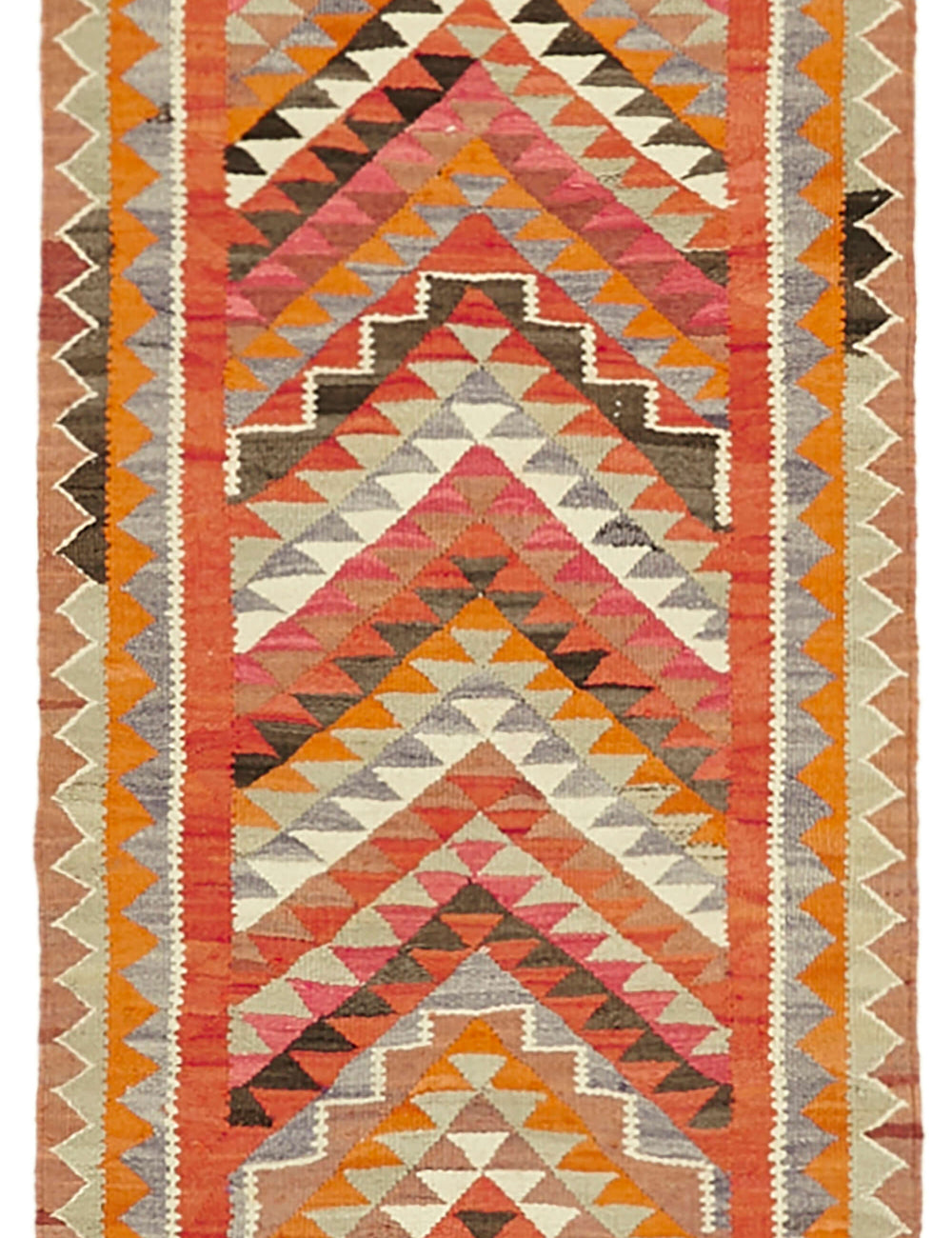 Vintage Heriki Kilim Runner - Nomad Heritage 92x320cm