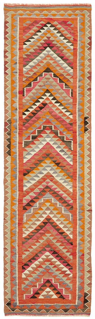 Vintage Heriki Kilim Runner - Nomad Heritage 92x320cm at Sama Rugs
