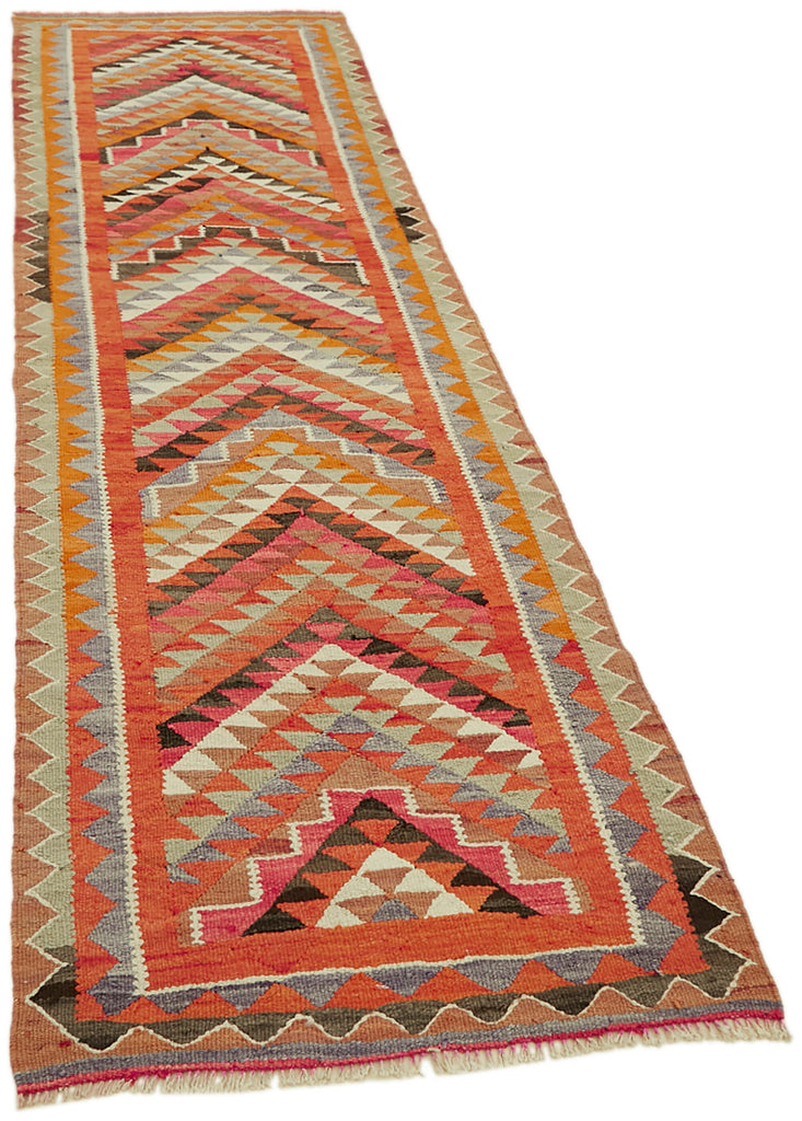 Vintage Heriki Kilim Runner - Nomad Heritage 92x320cm detail image 2 at Sama Rugs