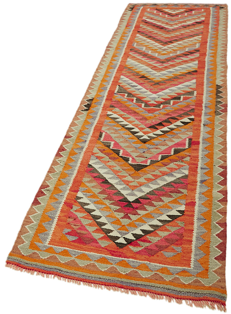 Vintage Heriki Kilim Runner - Nomad Heritage 92x320cm detail image 3 at Sama Rugs
