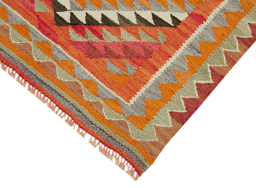 Vintage Heriki Kilim Runner - Nomad Heritage 92x320cm detail image 4 at Sama Rugs