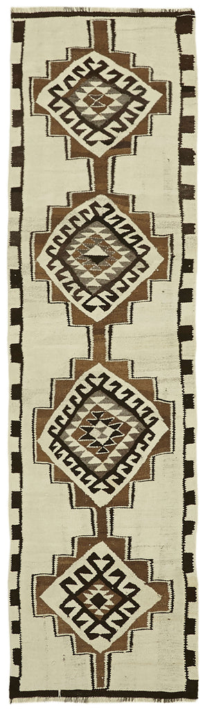 Vintage Heriki Kilim Runner - Anatolian Archive 90x310cm at Sama Rugs