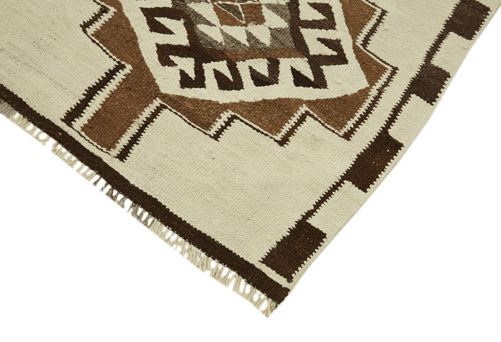 Vintage Heriki Kilim Runner - Anatolian Archive 90x310cm detail image 4 at Sama Rugs