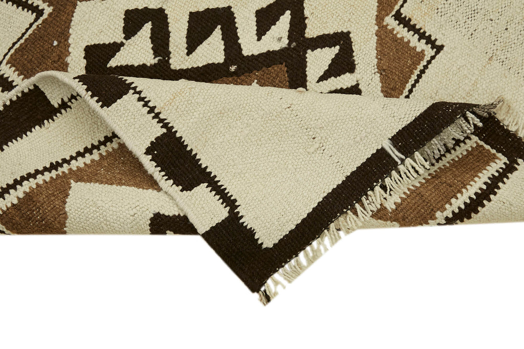 Vintage Heriki Kilim Runner - Anatolian Archive 90x310cm detail image 6 at Sama Rugs