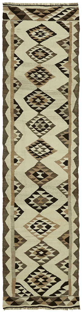 Vintage Heriki Kilim Runner - World Collected 87x334cm at Sama Rugs