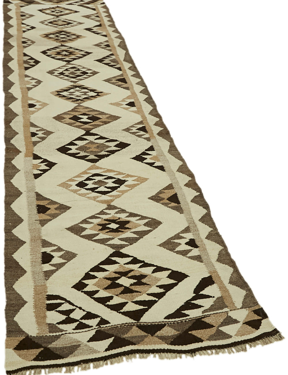 Vintage Heriki Kilim Runner - World Collected 87x334cm