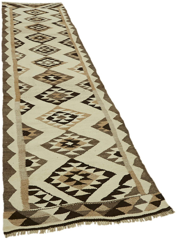 Vintage Heriki Kilim Runner - World Collected 87x334cm detail image 2 at Sama Rugs
