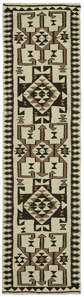 Vintage Heriki Kilim Runner - Restored Heritage 92x325cm at Sama Rugs