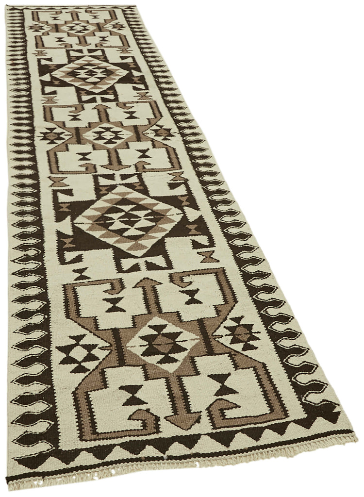 Vintage Heriki Kilim Runner - Restored Heritage 92x325cm detail image 2 at Sama Rugs