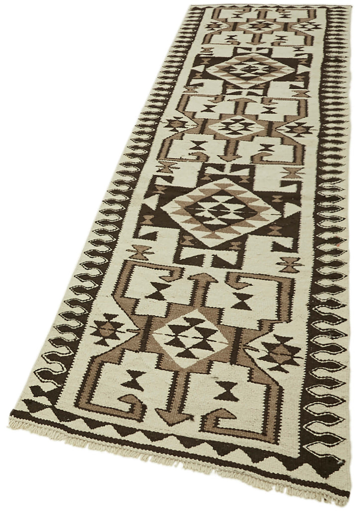 Vintage Heriki Kilim Runner - Restored Heritage 92x325cm detail image 3 at Sama Rugs