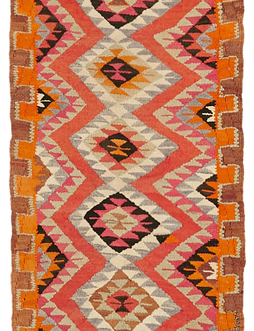 Vintage Heriki Kilim Runner - Hand Restored 95x337cm