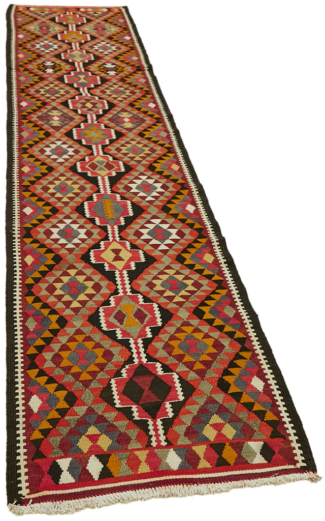 Vintage Heriki Kilim Runner - Woven Journey 83x363cm detail image 2 at Sama Rugs