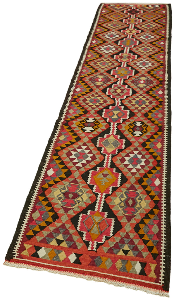 Vintage Heriki Kilim Runner - Woven Journey 83x363cm detail image 3 at Sama Rugs