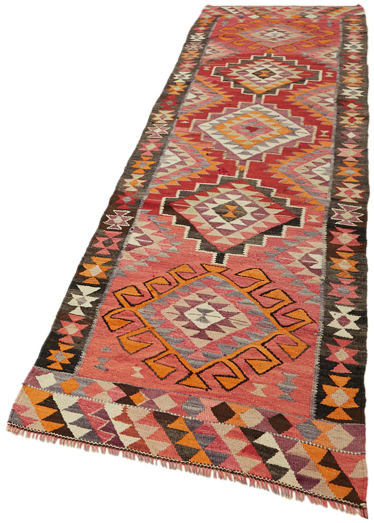 Vintage Heriki Kilim Runner - Global Heritage 100x345cm detail image 3 at Sama Rugs