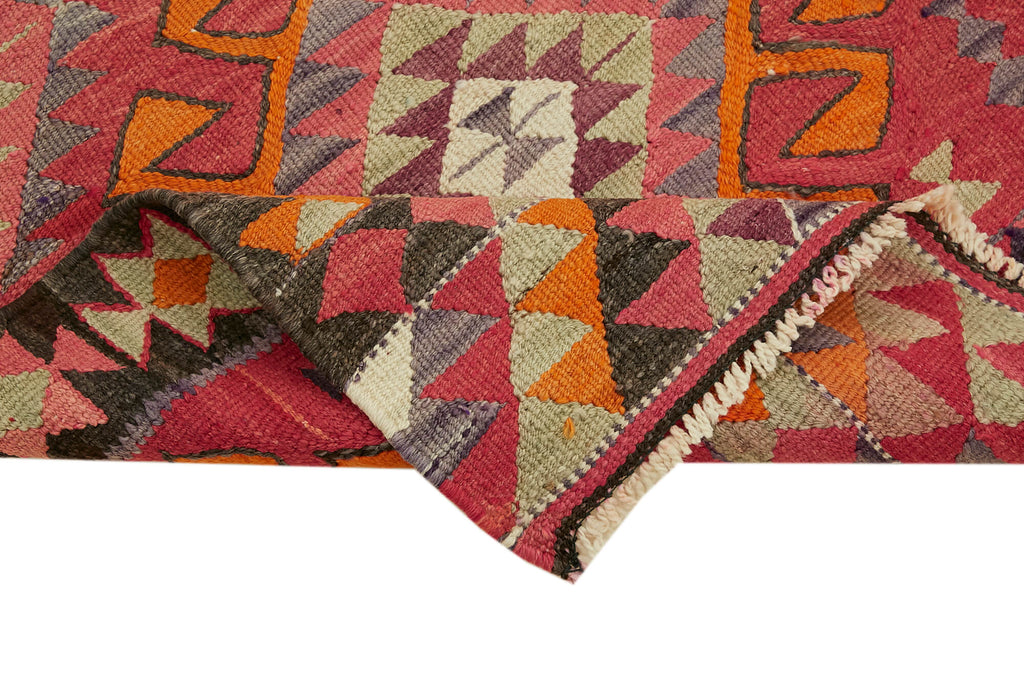 Vintage Heriki Kilim Runner - Global Heritage 100x345cm detail image 6 at Sama Rugs
