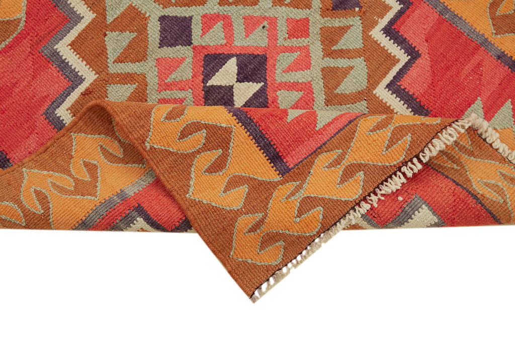 Vintage Heriki Kilim Runner - Timeless Passage 98x326cm detail image 6 at Sama Rugs