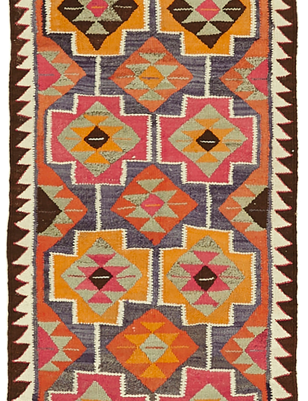 Vintage Heriki Kilim Runner - Heritage Trail 93x322cm