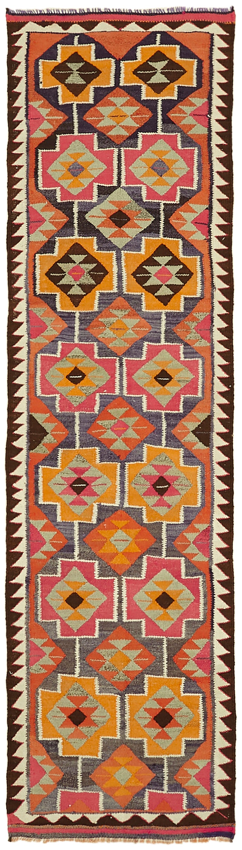 Vintage Heriki Kilim Runner - Heritage Trail 93x322cm at Sama Rugs