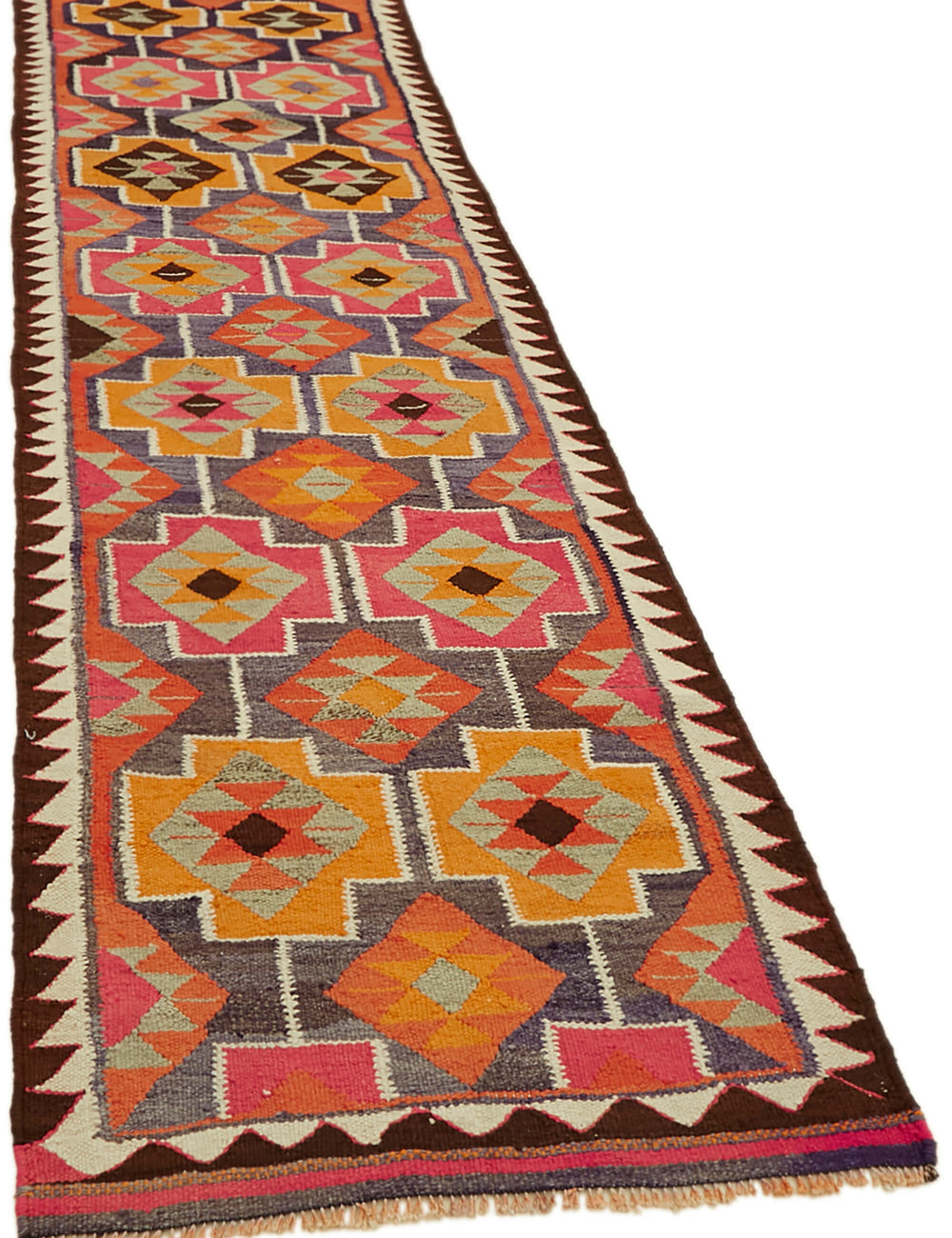 Vintage Heriki Kilim Runner - Heritage Trail 93x322cm