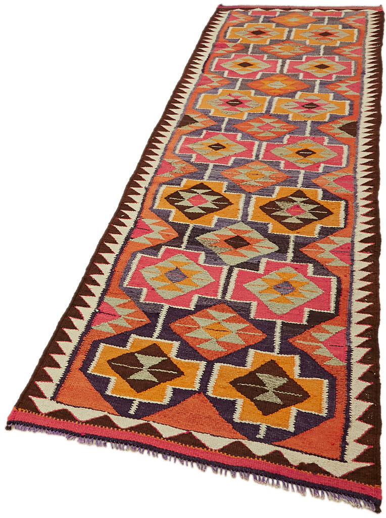 Vintage Heriki Kilim Runner - Heritage Trail 93x322cm detail image 3 at Sama Rugs