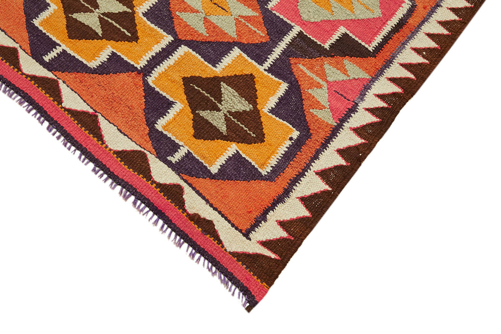 Vintage Heriki Kilim Runner - Heritage Trail 93x322cm detail image 4 at Sama Rugs