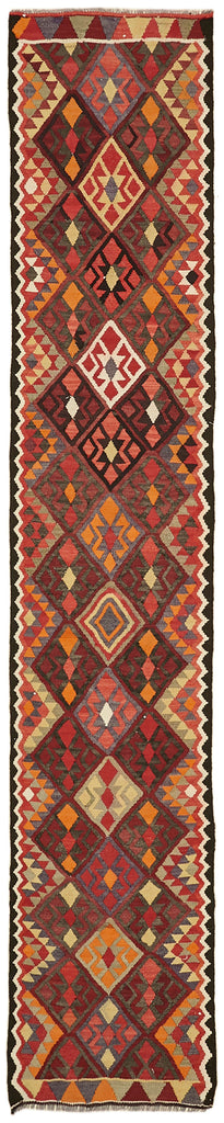 Vintage Heriki Kilim Runner - Old Soul 80x400cm at Sama Rugs