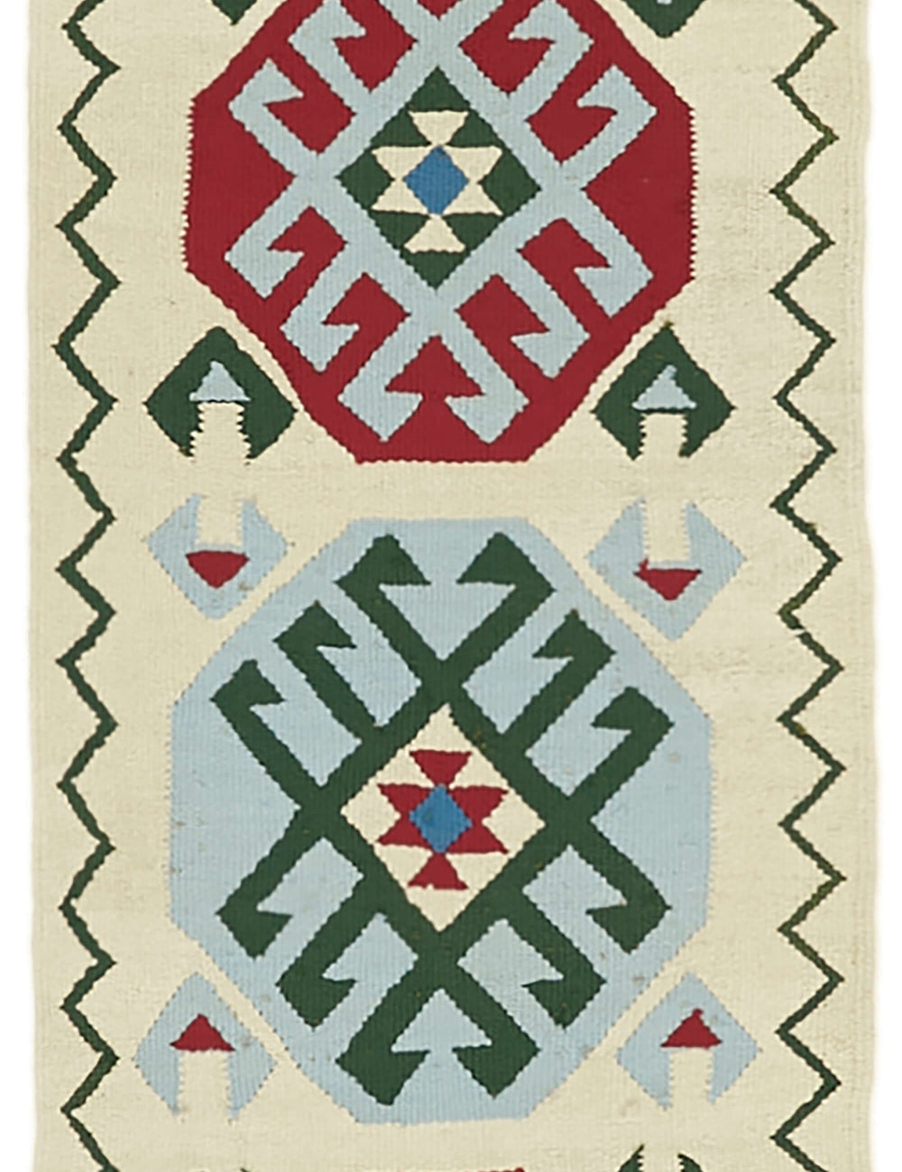 Vintage Heriki Kilim Runner - Restored Nomad 85x375cm