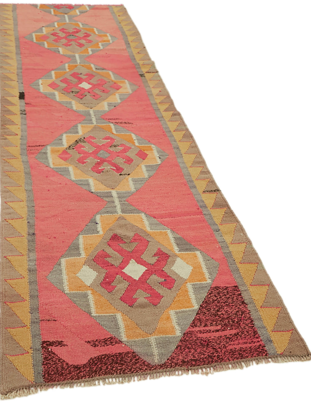 Vintage Heriki Kilim Runner - Wanderer 102x322cm