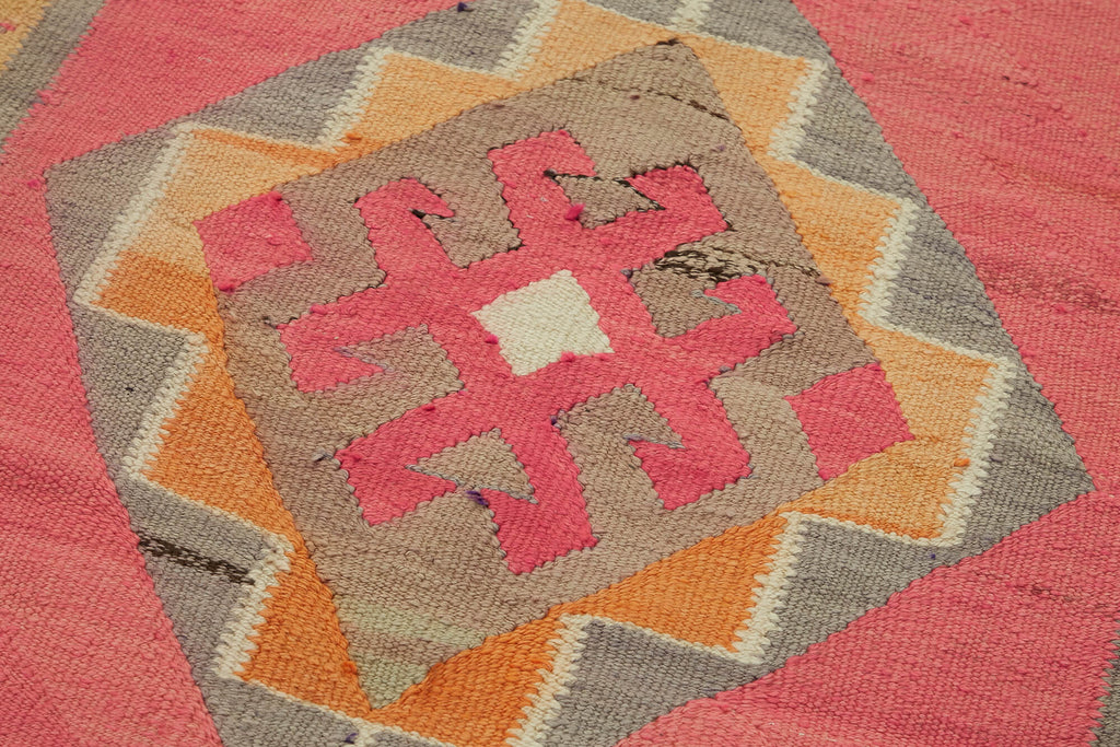 Vintage Heriki Kilim Runner - Wanderer 102x322cm detail image 5 at Sama Rugs