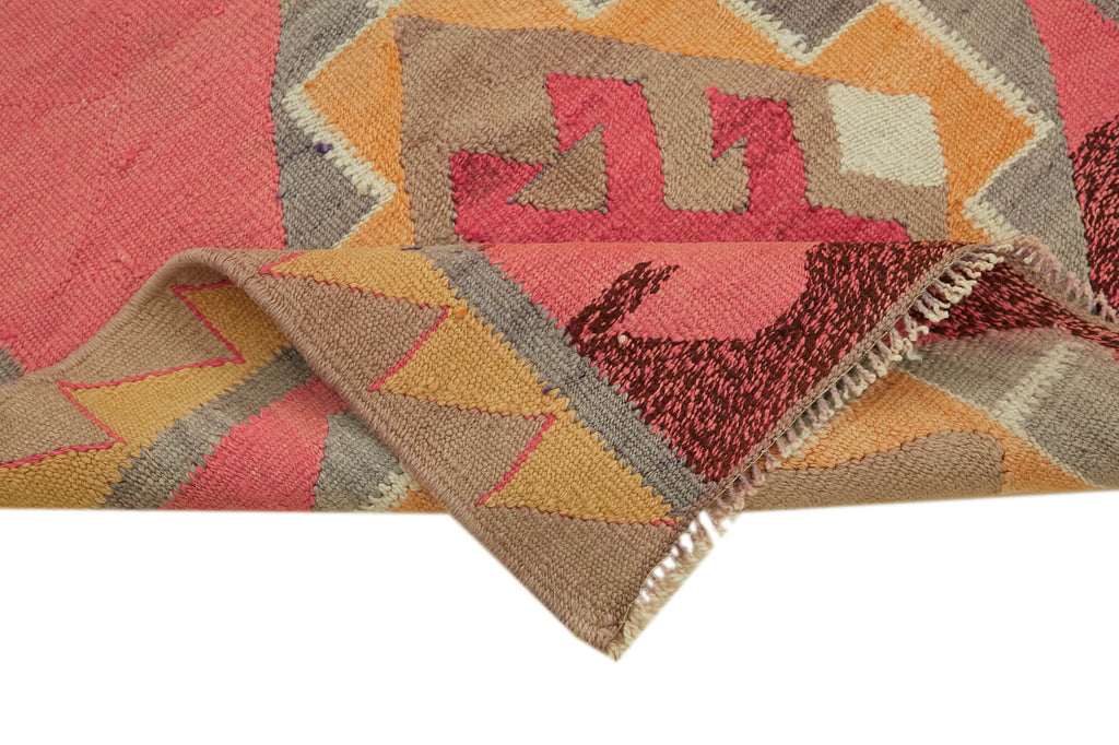 Vintage Heriki Kilim Runner - Wanderer 102x322cm detail image 6 at Sama Rugs