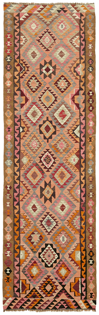 Vintage Heriki Kilim Runner - Heritage Weave 103x316cm at Sama Rugs