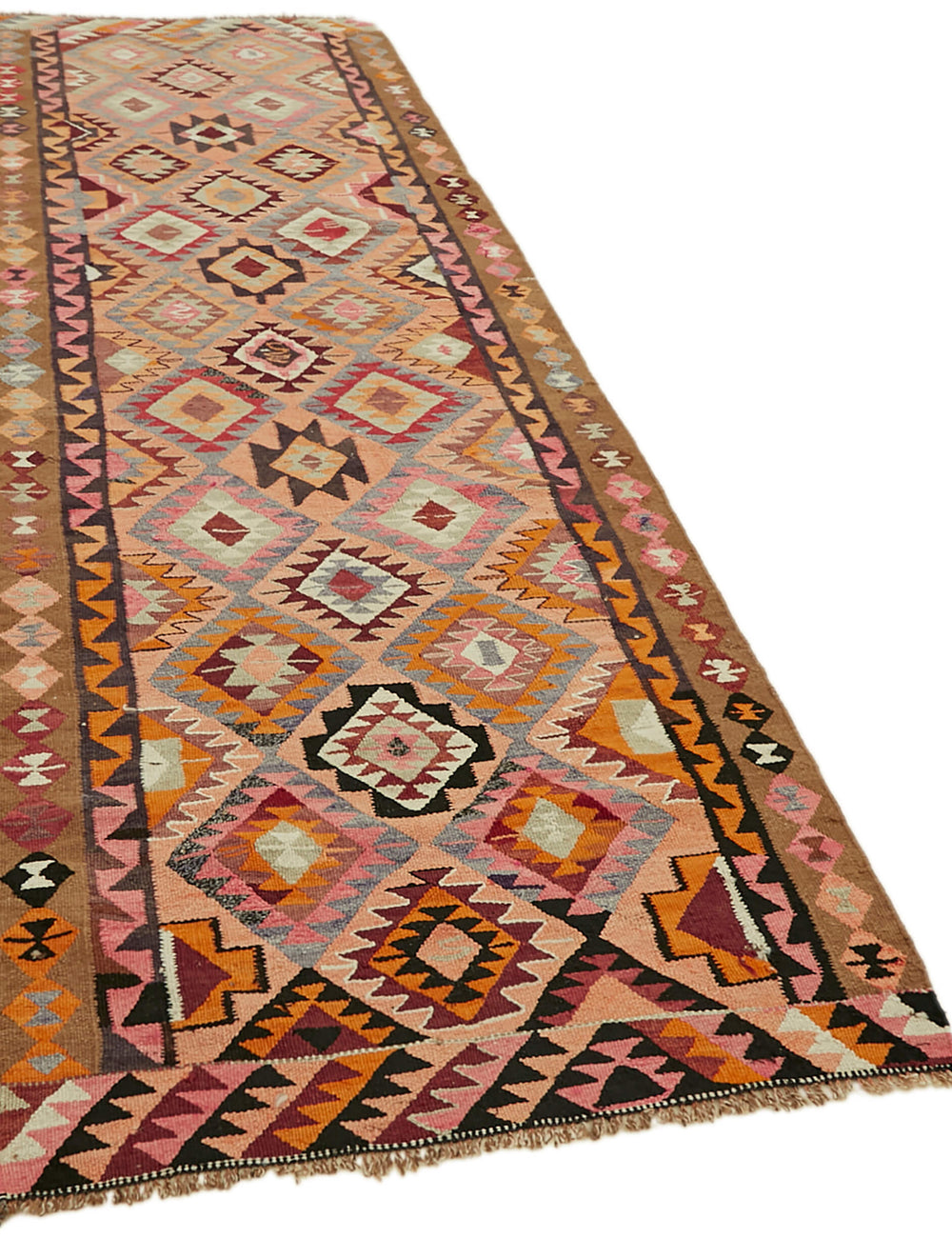 Vintage Heriki Kilim Runner - Heritage Weave 103x316cm