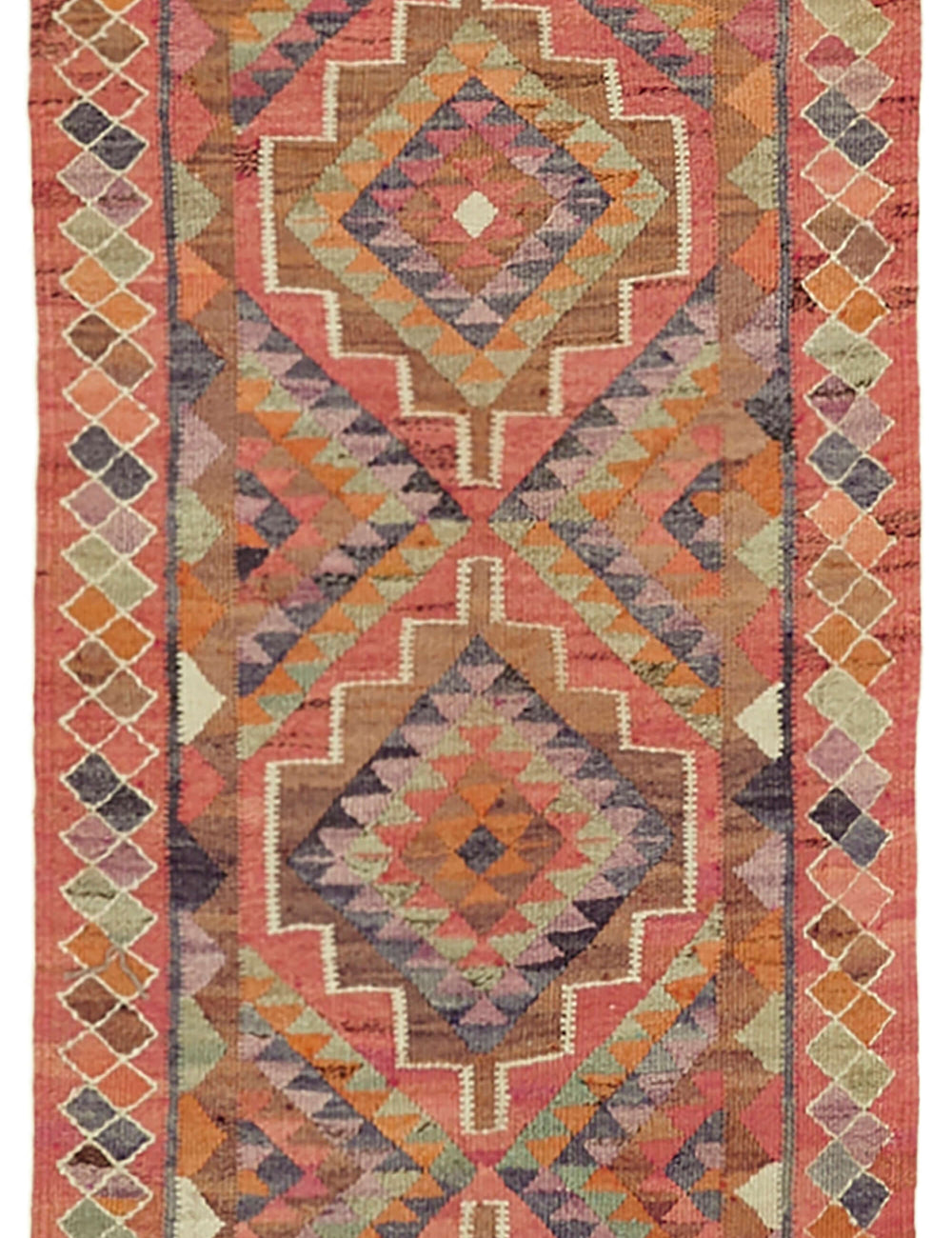 Vintage Heriki Kilim Runner - Nomad Heritage 97x317cm