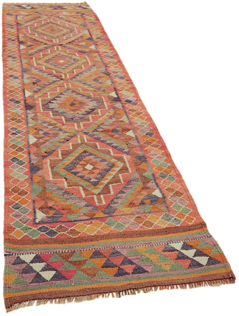 Vintage Heriki Kilim Runner - Nomad Heritage 97x317cm detail image 2 at Sama Rugs