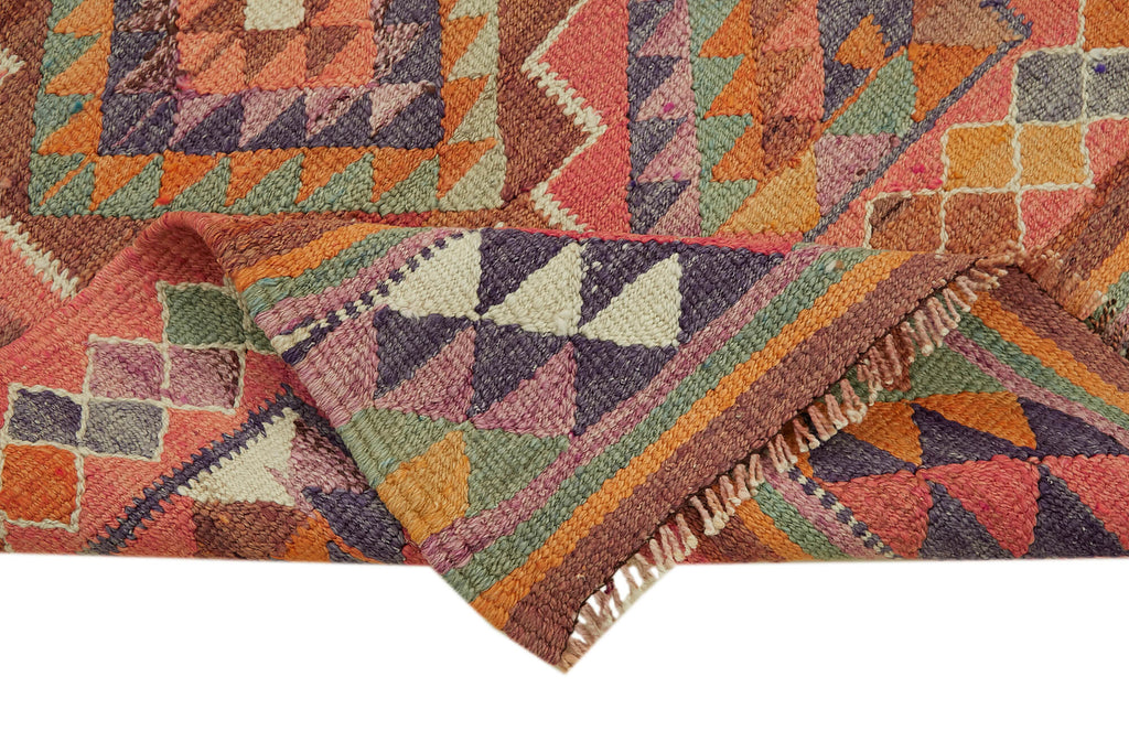 Vintage Heriki Kilim Runner - Nomad Heritage 97x317cm detail image 6 at Sama Rugs