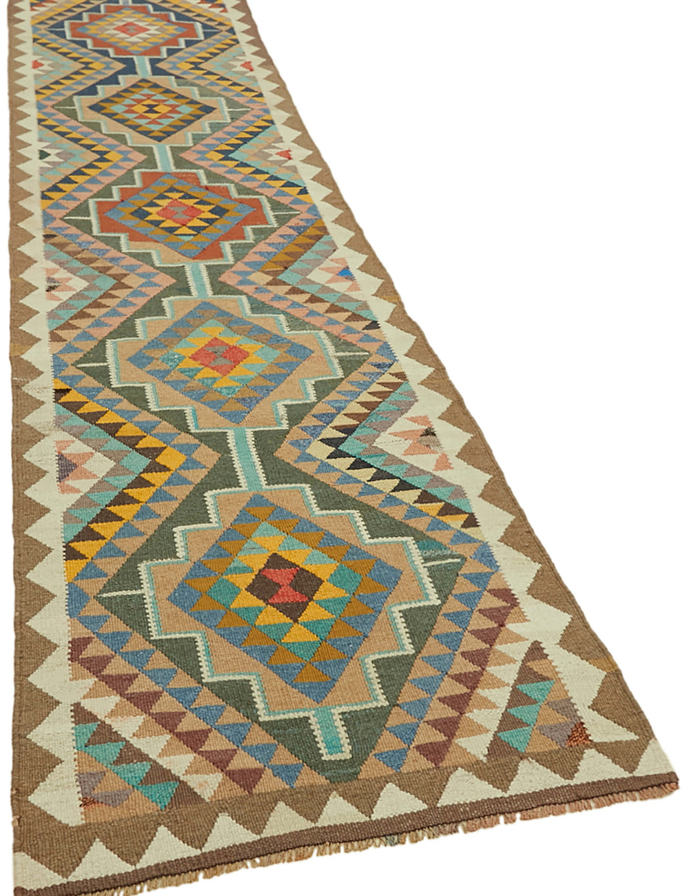 Vintage Heriki Kilim Runner - World Collected 95x360cm