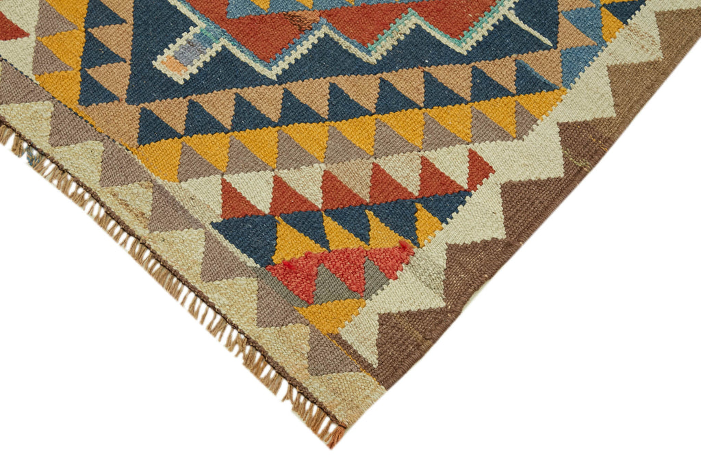 Vintage Heriki Kilim Runner - World Collected 95x360cm detail image 4 at Sama Rugs