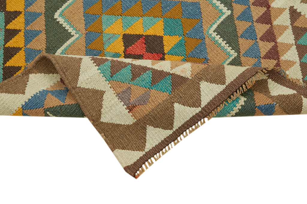 Vintage Heriki Kilim Runner - World Collected 95x360cm detail image 6 at Sama Rugs
