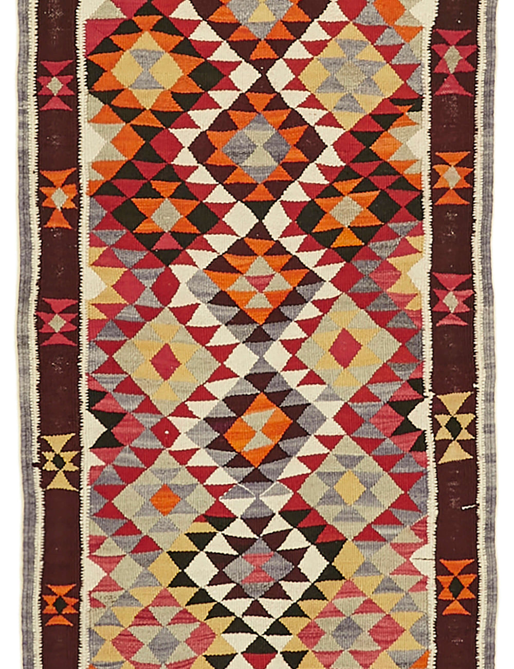Vintage Heriki Kilim Runner - Collected Kilim 102x320cm