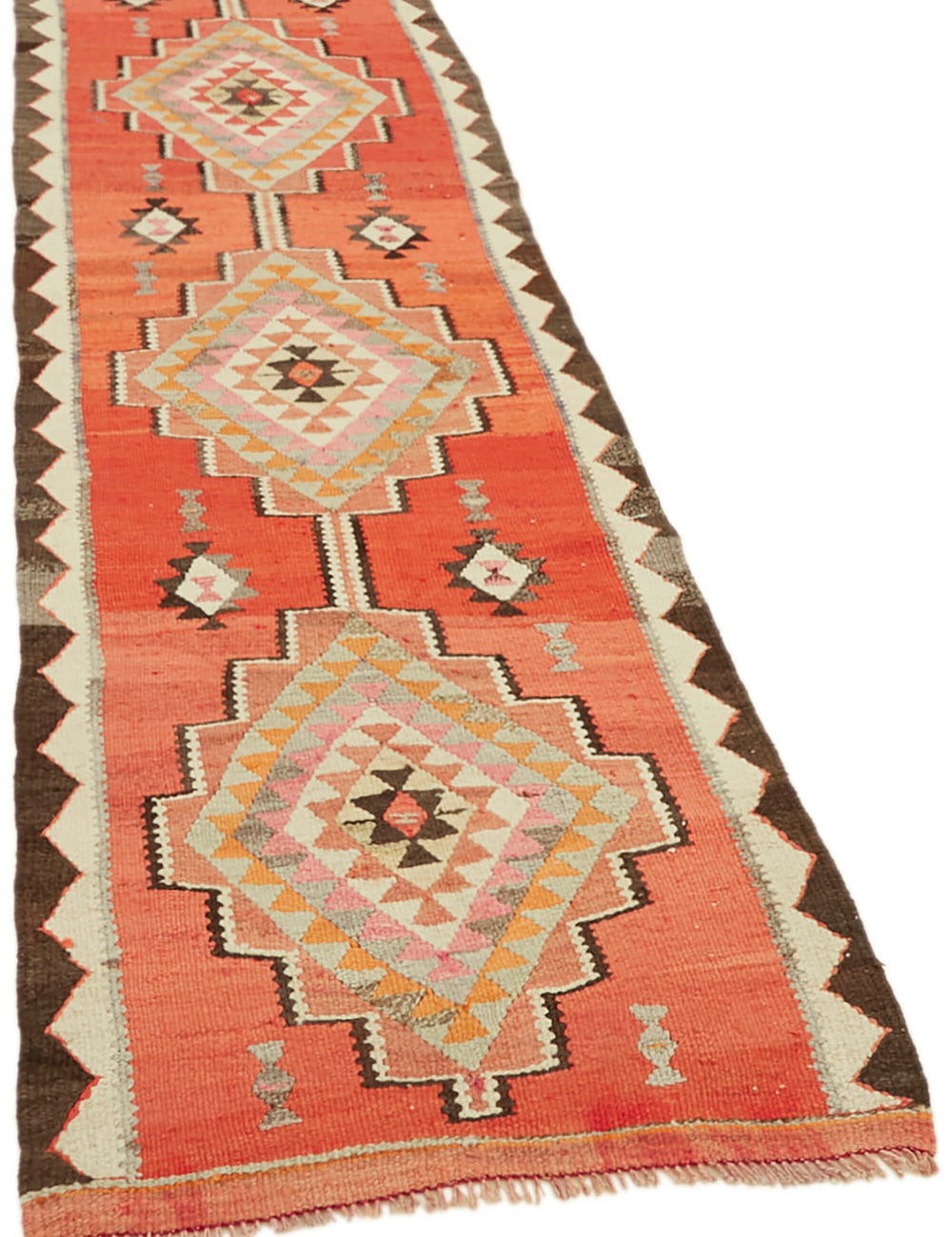 Vintage Heriki Kilim Runner - Heritage Trail 88x277cm