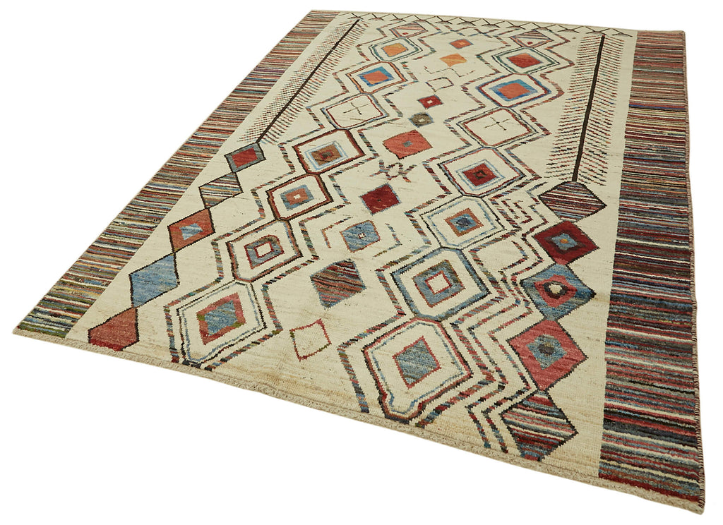 Beige Tribal Atlas Rug – 2.01 x 2.91