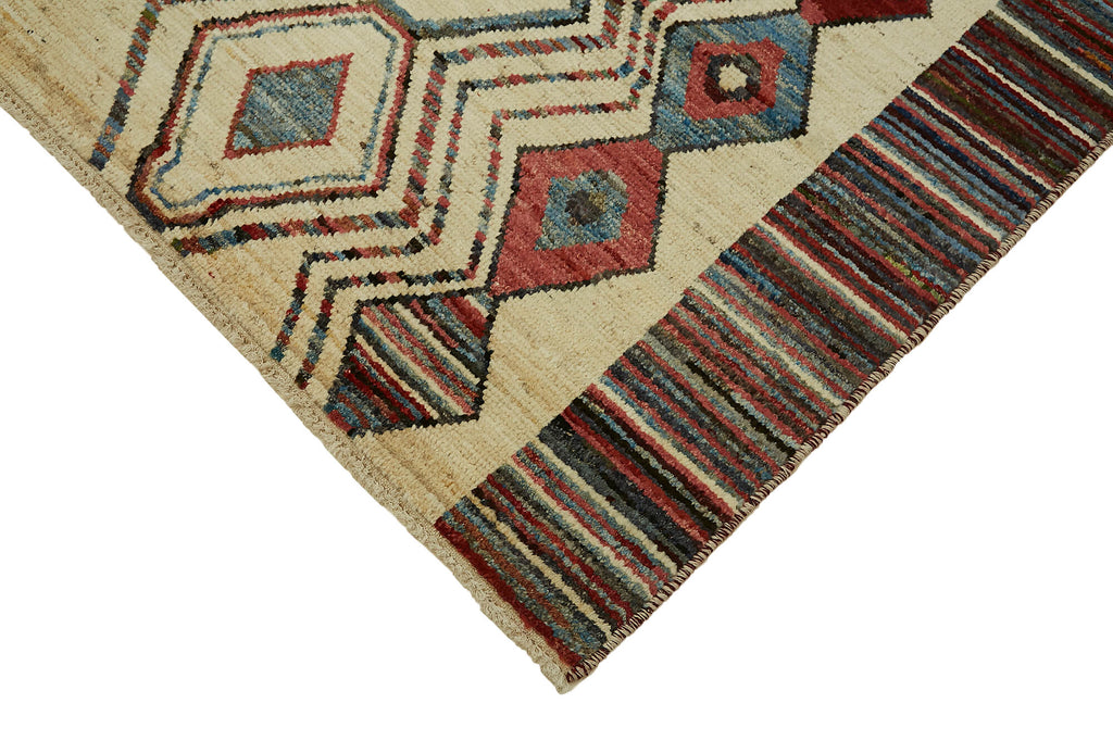 Beige Tribal Atlas Rug – 2.01 x 2.91